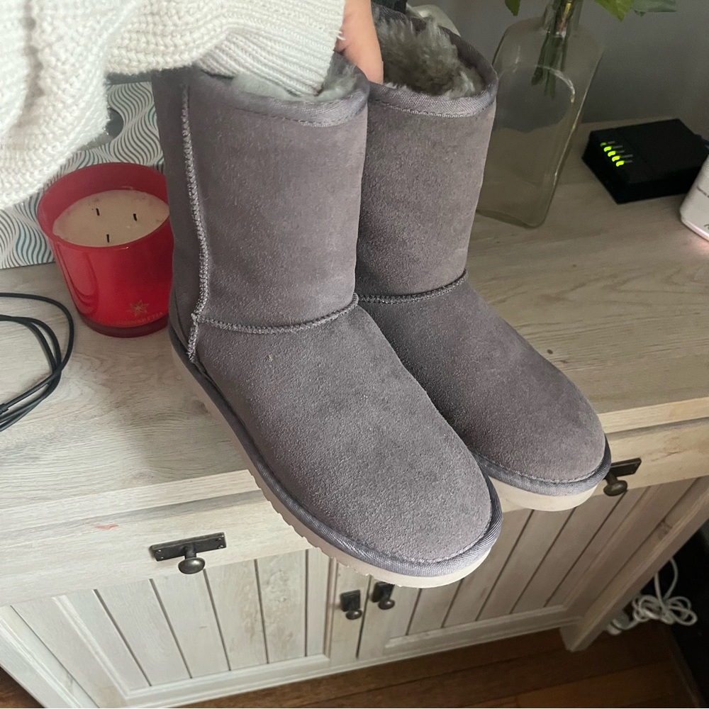 Cozy Gray Women's Boots Kooluburra